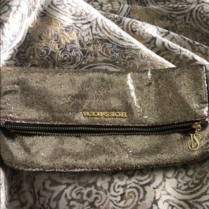 Gold Victoria secret bag
